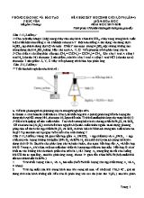 Đề khảo sát học sinh giỏi lần 4 môn Hóa học Lớp 9 - Năm học 2017-2018 - Phòng GD & ĐT Phúc Yên
